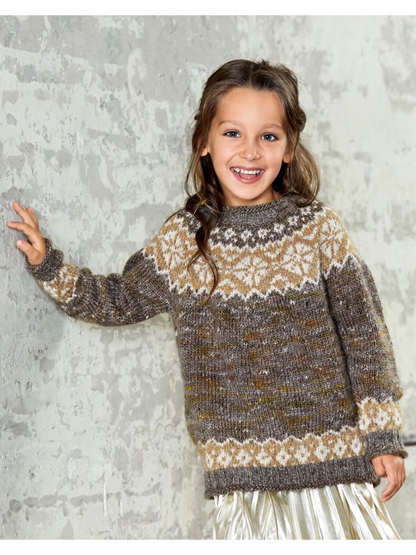 Lana Grossa PULLOVER Only Tweed/Smokey