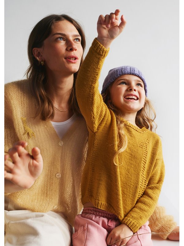 Lana Grossa CARDIGAN MIT GIRAFFE Silkhair