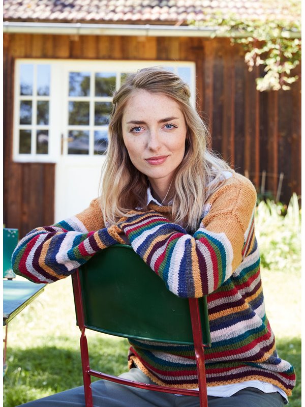 Lana Grossa DAMENPULLOVER MIT RINGELN Landlust Merino 180