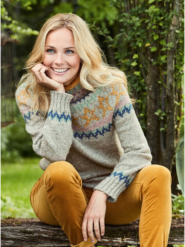 Lana Grossa RUNDPASSENPULLOVER Landlust Merino 180