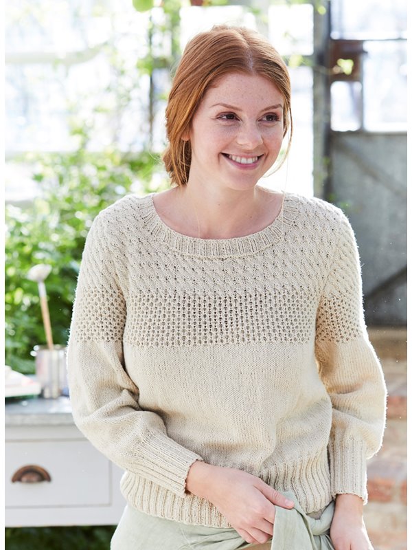 Lana Grossa MUSTERMIX-PULLOVER Landlust Sommerseide