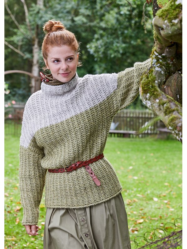 Lana Grossa DAMENPULLOVER Landlust Winterwolle
