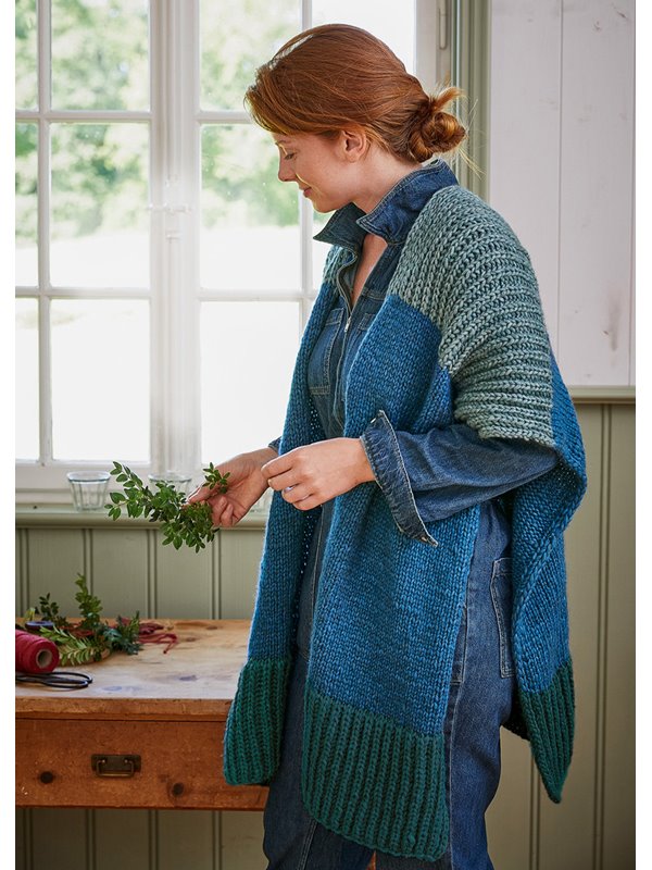 Lana Grossa PONCHO Landlust Winterwolle