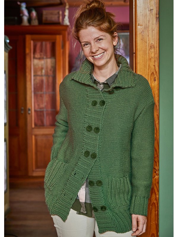 Lana Grossa DAMENJACKE Landlust Alpaka Merino 160