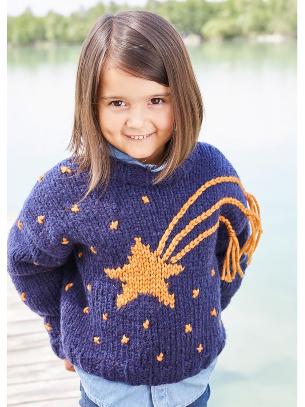 Lana Grossa KINDERPULLOVER Landlust Winterwolle