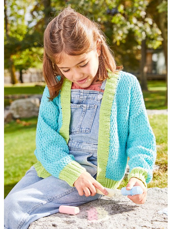 Lana Grossa KINDERJACKE Landlust Sommerseide