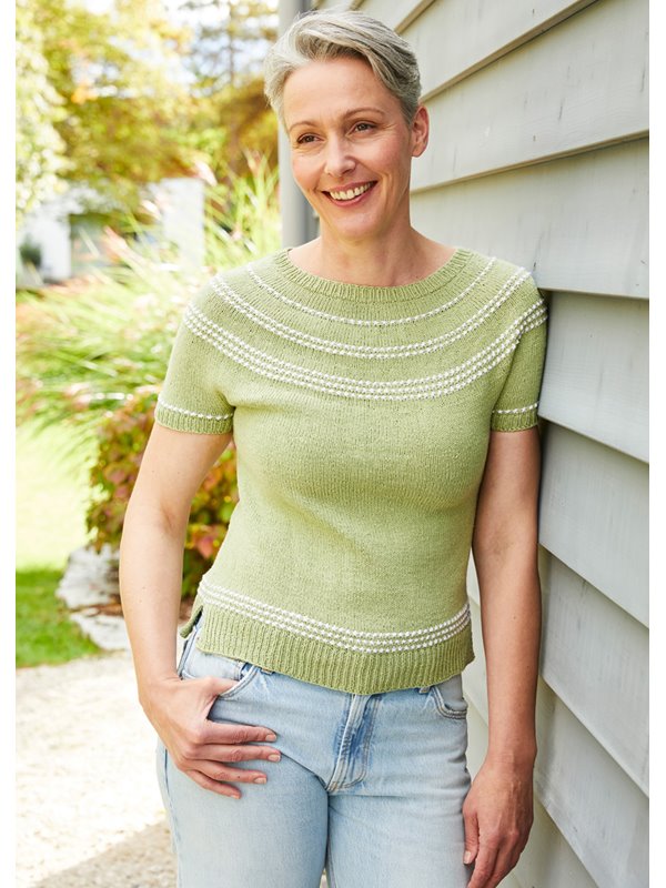 Lana Grossa RUNDPASSENSHIRT Landlust Sommerseide