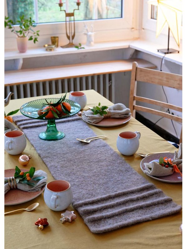 Lana Grossa TISCHLÄUFER Landlust Die Filzwolle