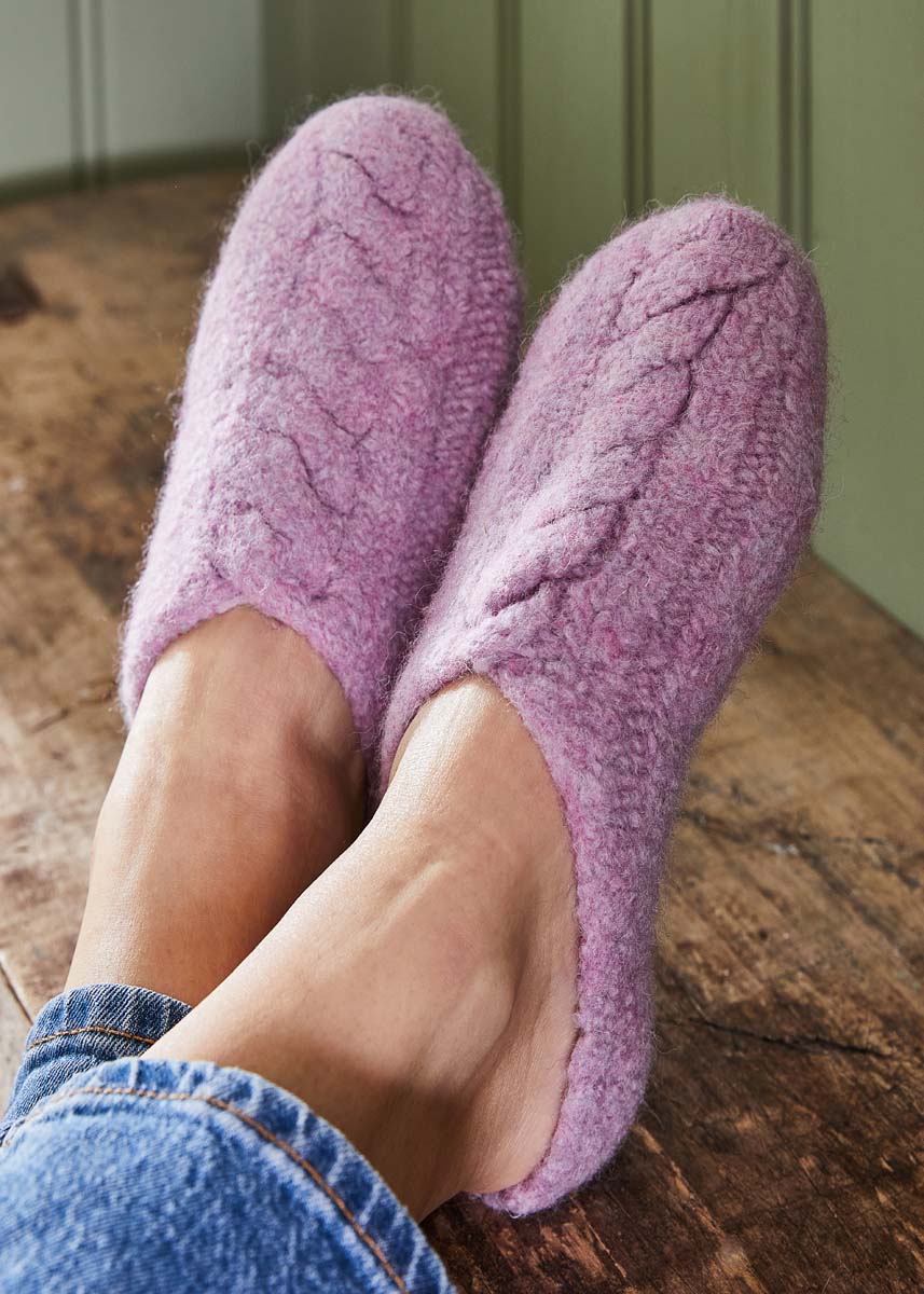 HAUSSCHUHE Landlust Die Filzwolle von Lana Grossa