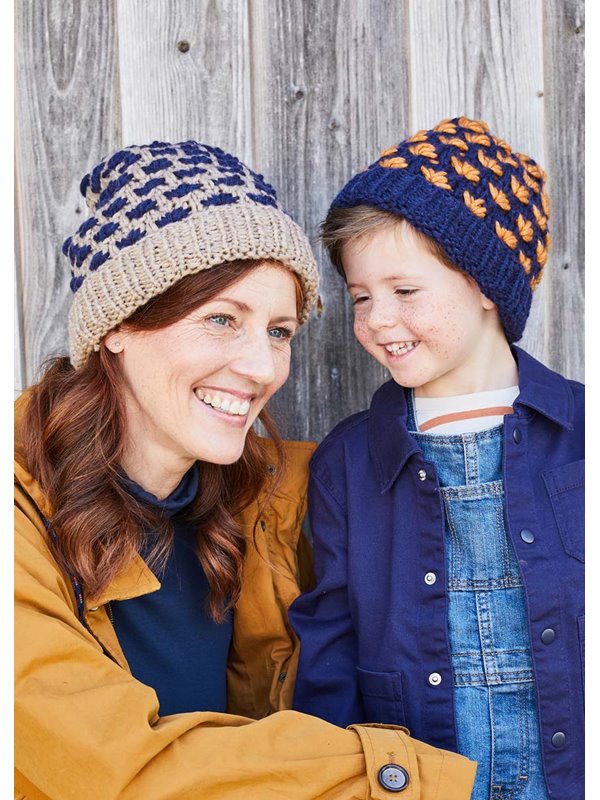 Lana Grossa DAMENMÜTZE Landlust-Winterwolle