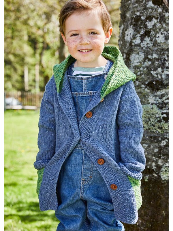 Lana Grossa KINDERJACKE Landlust Soft Tweed 180