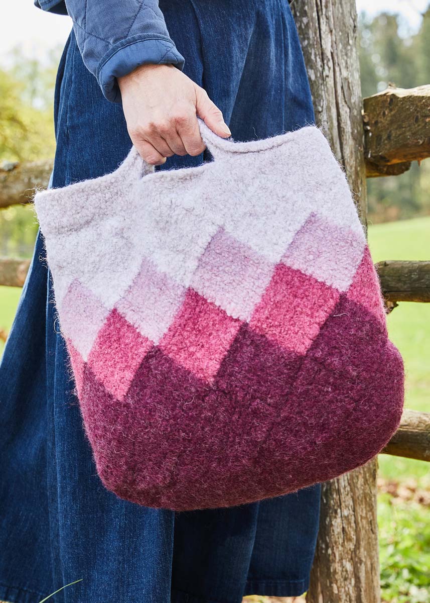 GEFILZTE TASCHE Landllust Die Filzwolle von Lana Grossa