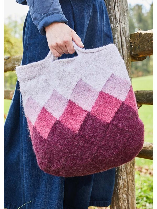 Lana Grossa GEFILZTE TASCHE Landllust Die Filzwolle