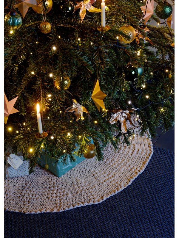 Lana Grossa TANNENBAUM-DECKE Landlust Baumwolle