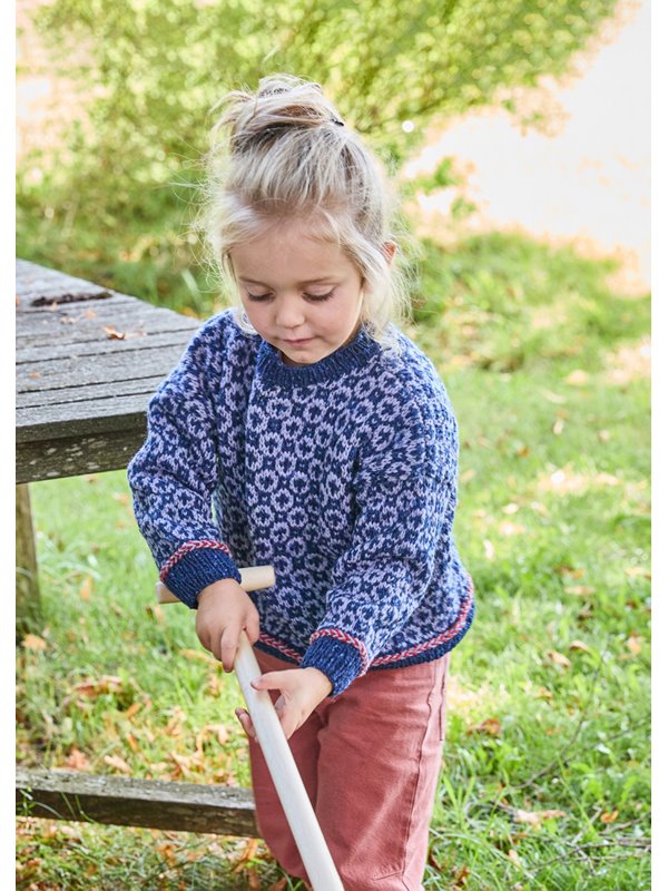Lana Grossa KINDERPULLOVER Landlust Soft Tweed 180