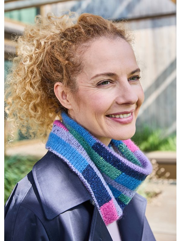 Lana Grossa LOOP-SCHAL Landlust Kidmohair & Landlust Soft Tweed 180