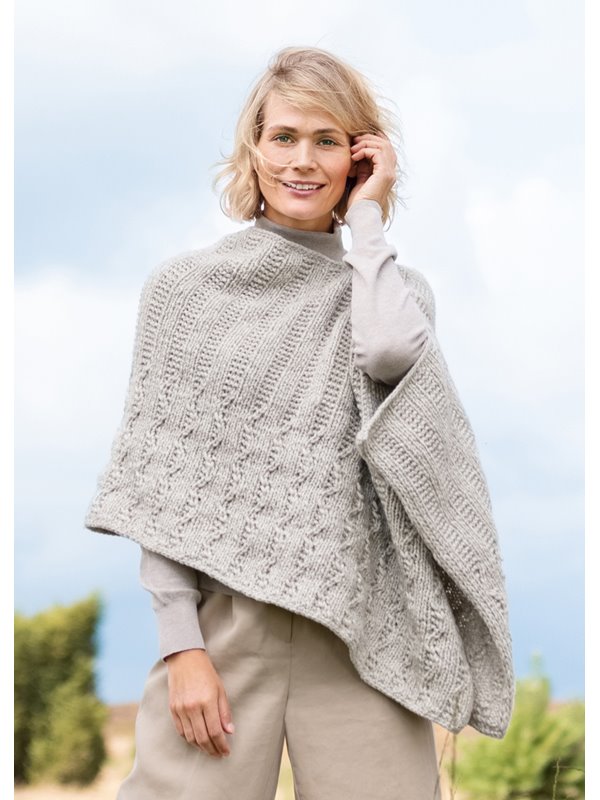 Lana Grossa PONCHO Landlust Winterwolle