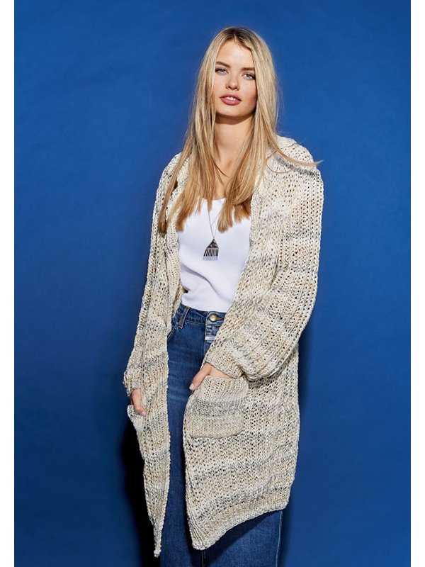 Lana Grossa KURZMANTEL IL Puro/Wakame Print