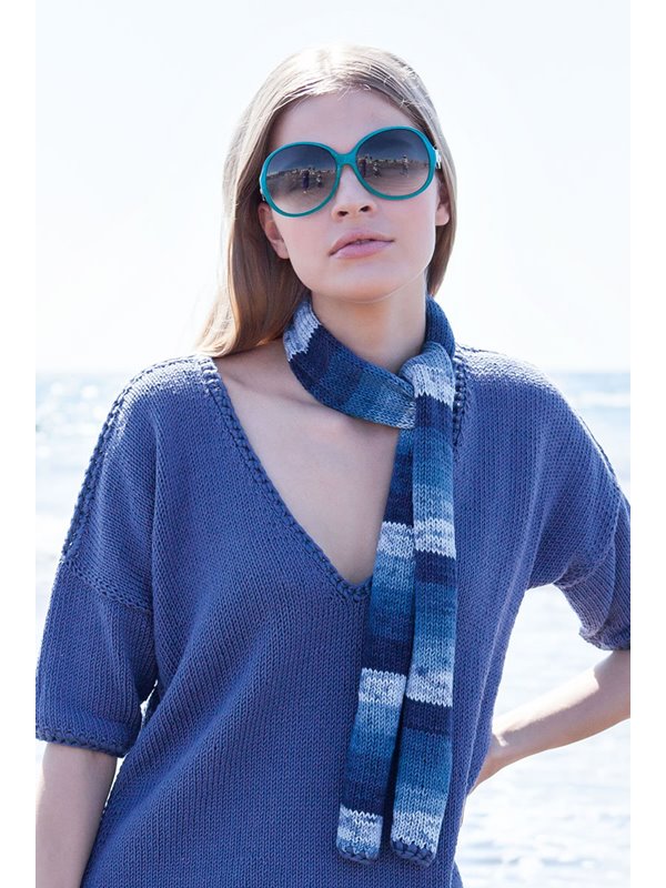 Lana Grossa SCHAL Wakame Print/Cashsilk