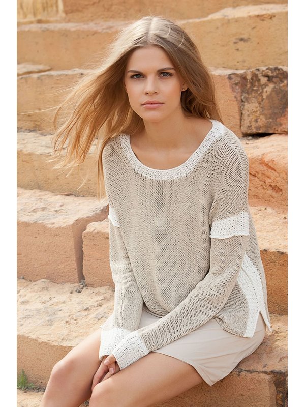 Lana Grossa PULLI Solo Lino Melange