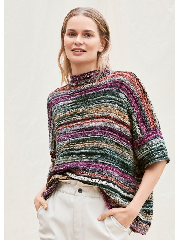 Lana Grossa TOP IM MUSTERMIX Romanza Cotone