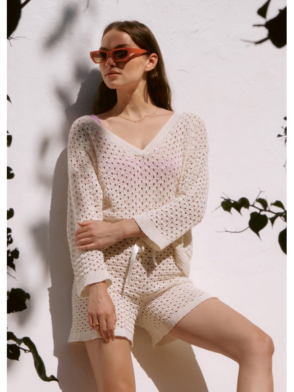 Lana Grossa HÄKELPULLOVER Nastrino