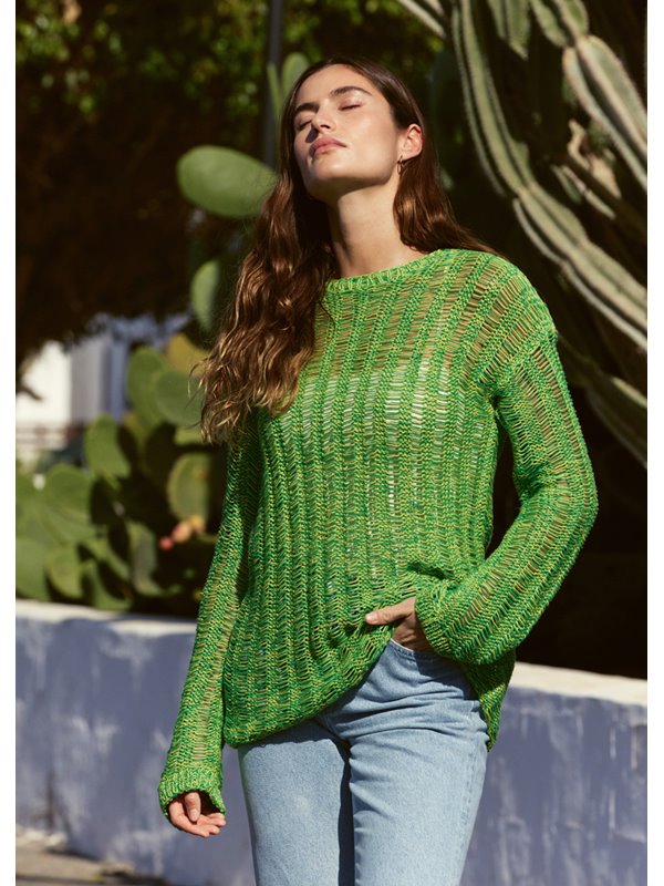 Lana Grossa PULLOVER Linissimo & Solo Lino