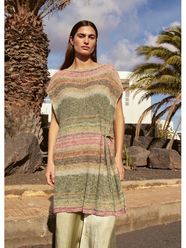 Lana Grossa TUNIKA MIT SEITENSCHLITZEN Mosaico