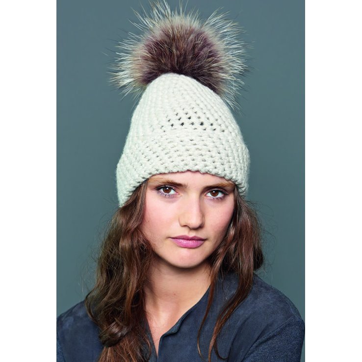 STRICKPAKET - MÜTZE Alta Moda Superbaby | 07-Fb. 09, Pompon Fb. 117