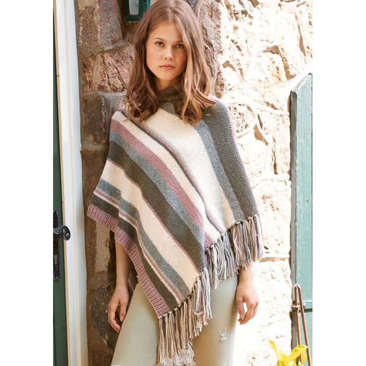 STRICKPAKET - PONCHO Colmo | 12-Fb. 1, 2, 3, 5 und 6