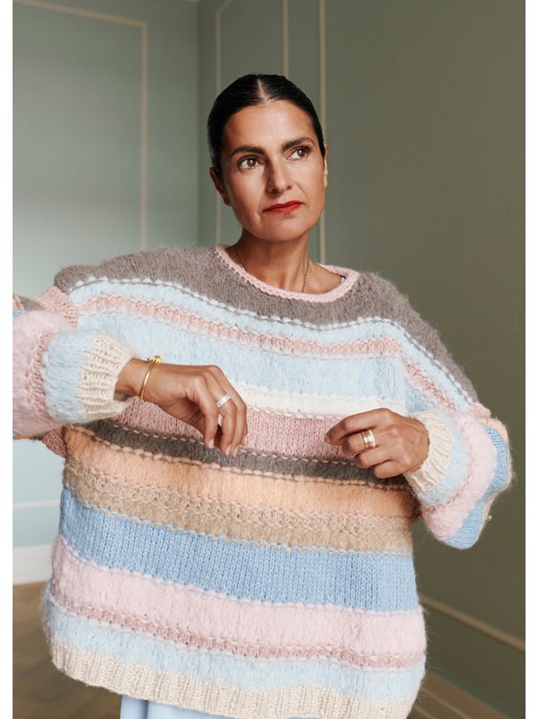 Lana Grossa PULLOVER Lala Berlin Lovely Cotton & Lala Berlin Furry