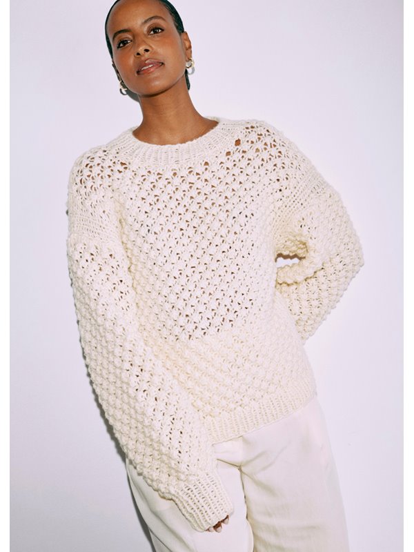 Lana Grossa NOPPENPULLOVER Lala Berlin Lovely Cotton