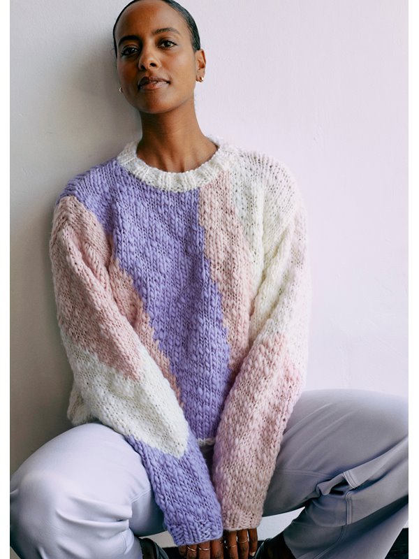 Lana Grossa PULLOVER Lala Berlin Flamy