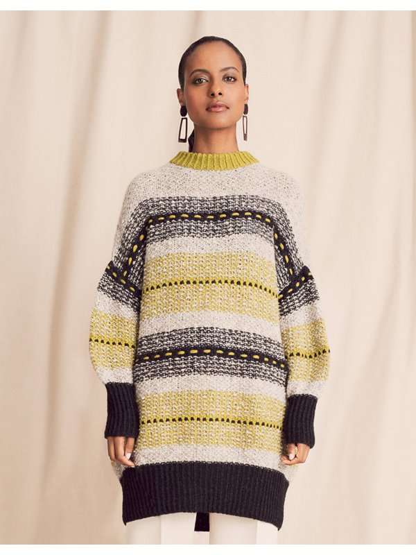 Lana Grossa LONGPULLOVER Alta Moda Cashmere 16/Lala Berlin Fluffy