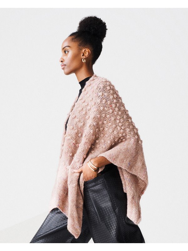 Lana Grossa PONCHO Lala Berlin Lovely Fine Tweed