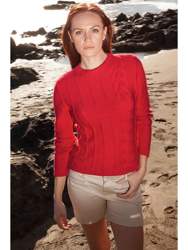 Lana Grossa PULLOVER MIT ZOPF 365 Cashmere