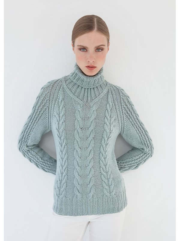 Lana Grossa ZOPFPULLOVER 365 Cashmere