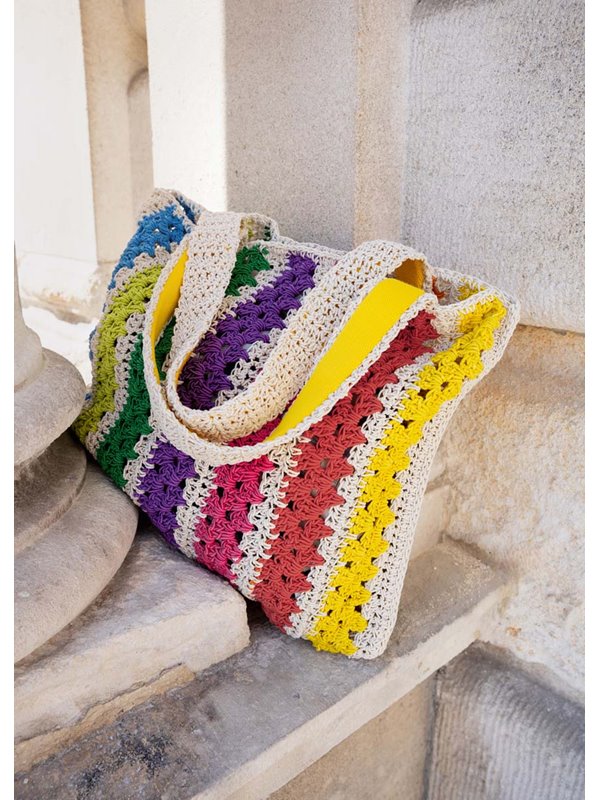 Lana Grossa STRANDTASCHE STREIFEN The Core