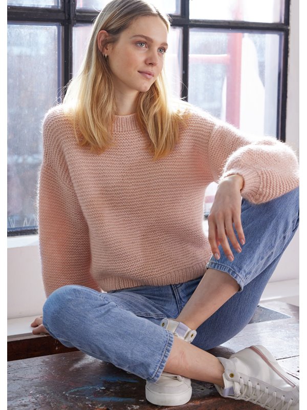 Lana Grossa SWEATER CLAUDE Cool Wool Big & Silkhair