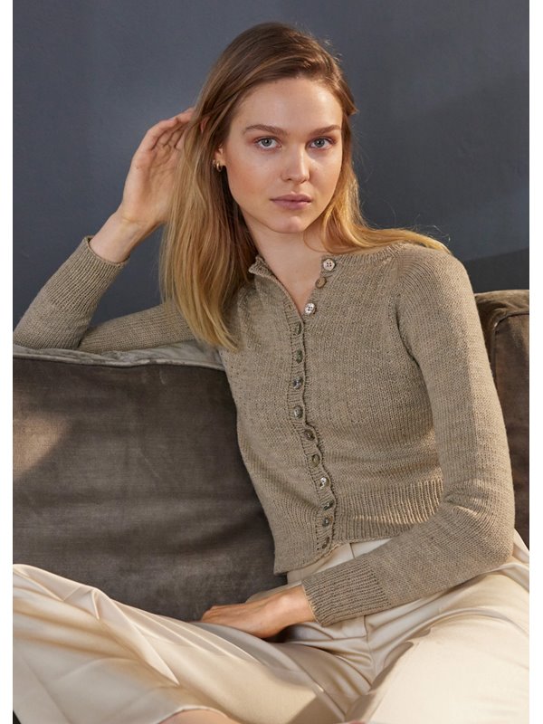 Lana Grossa CARDIGAN TWINKLE TWINKLE Cool Wool Mélange (We Care)