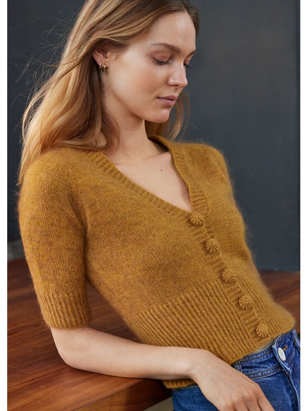 Lana Grossa CARDIGAN JOLENE Ecopuno & Silkhair