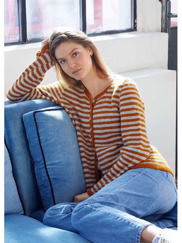 Lana Grossa CARDIGAN BAJADS Ecopuno