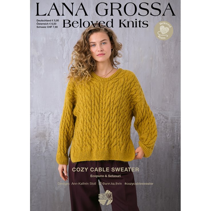 COZY CABLE SWEATER - Beloved Knits No. 5 von Lana Grossa