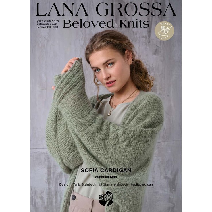 Lana Grossa SOFIA CARDIGAN - Beloved Knits No. 5