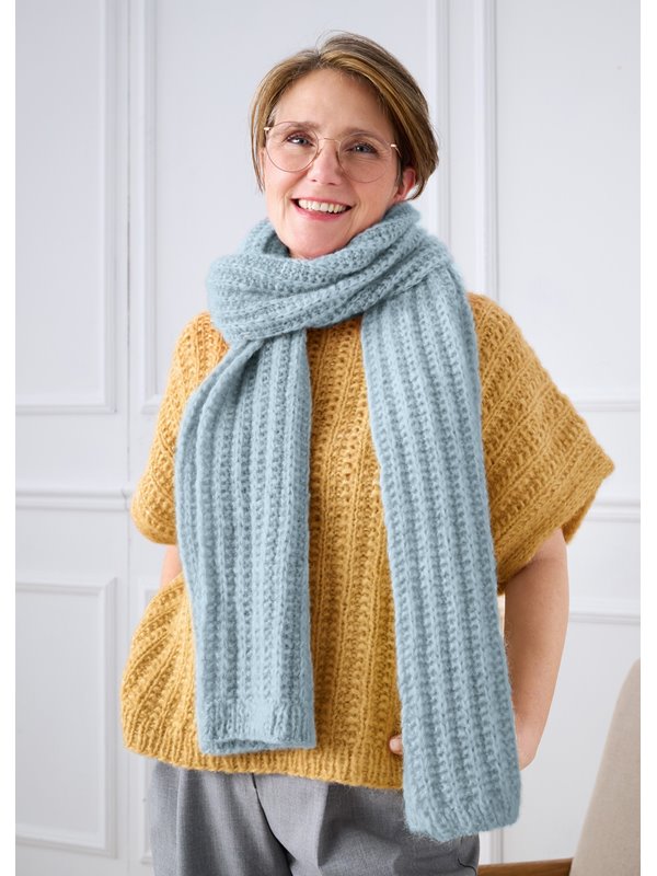 Lana Grossa ELISA SCHAL Alpaca Air & Brillino