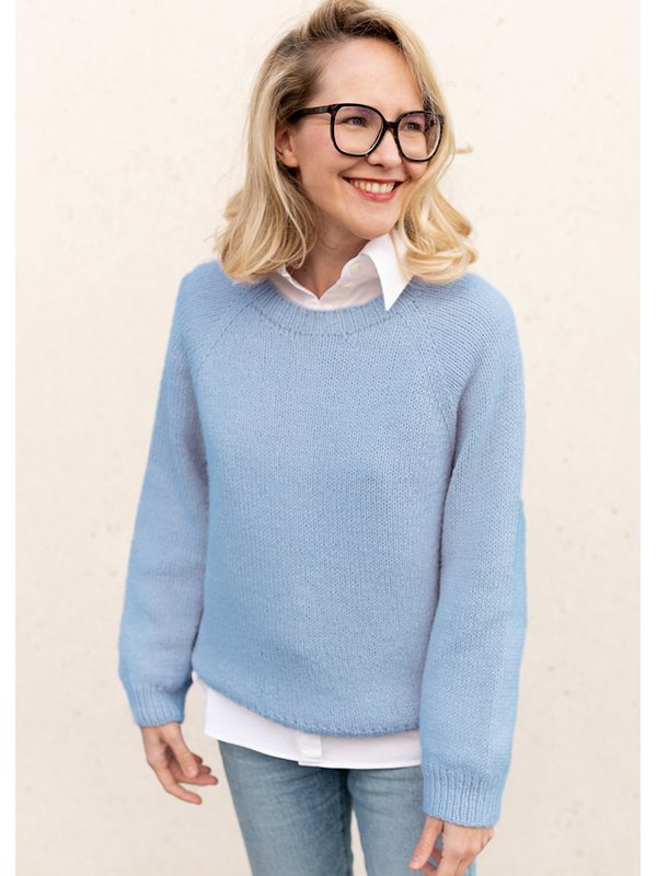 Lana Grossa CLASSYSRAGLANSWEATER Cool Wool & Setasuri