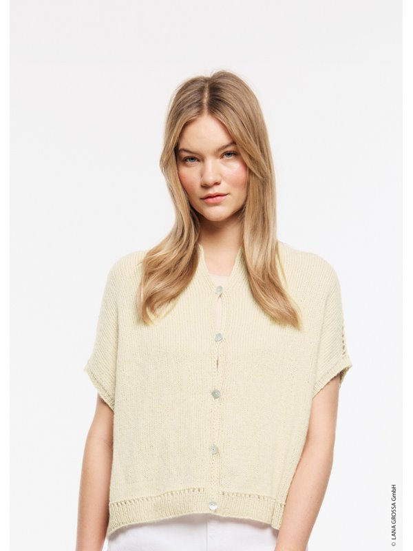 Lana Grossa LUCIA VEST Ecopuno
