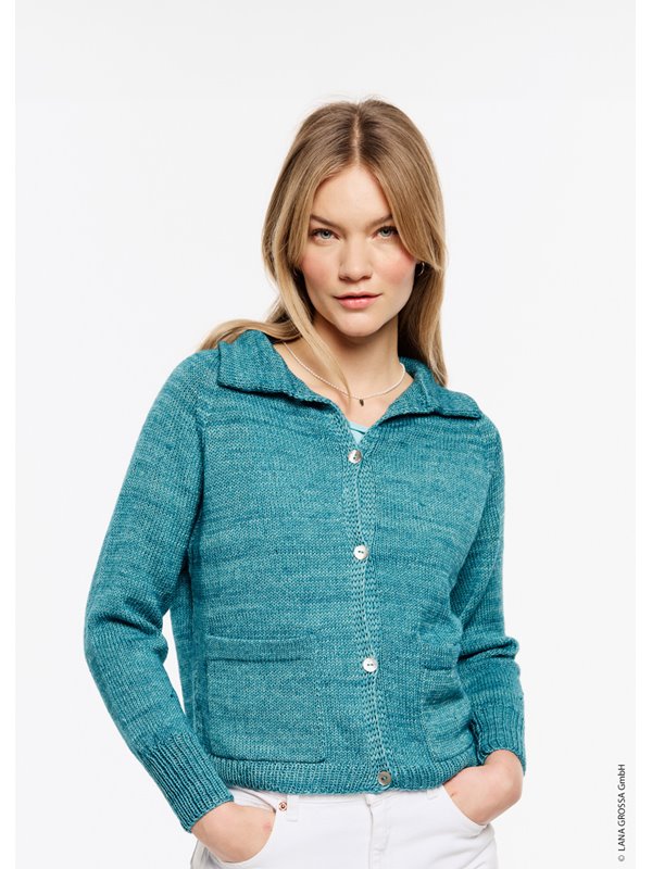 Lana Grossa ELENA CARDIGAN Cool Wool Vintage