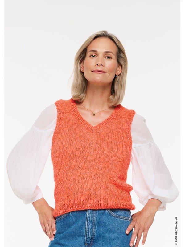 Lana Grossa VIOLA SLIPOVER Cotton Wool & Setasuri