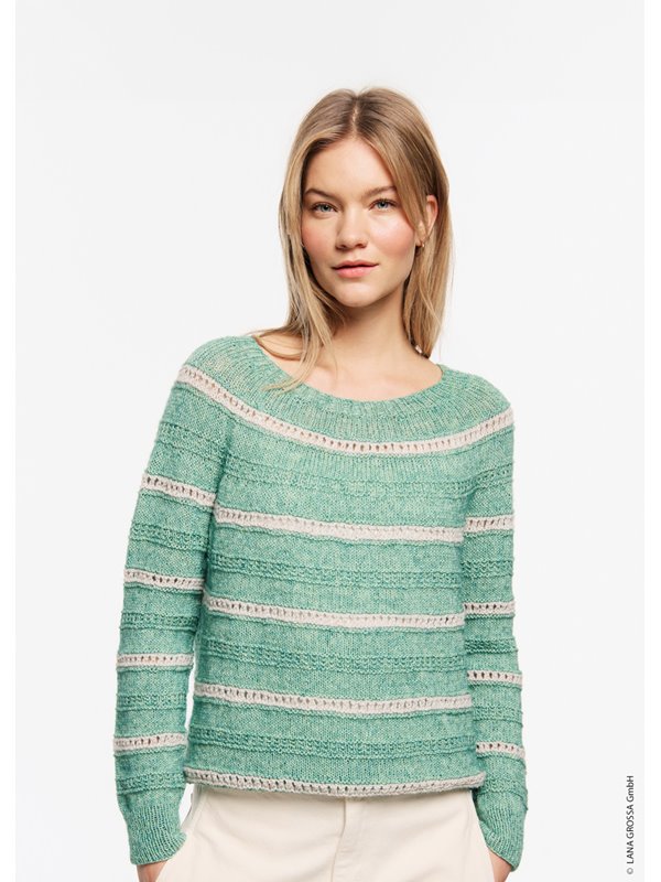 Lana Grossa FLAVIA SWEATER Ecopuno